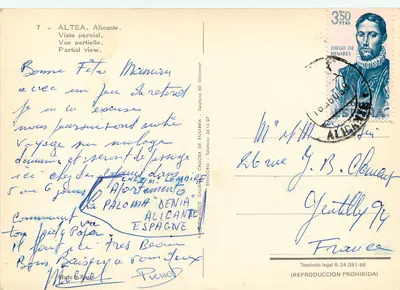 Altea — vista parcial — Callosa de Ensarria — Verso