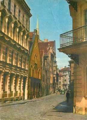 Riga — Rua na velha cidade — editor Latvijas PSR, n° 2133