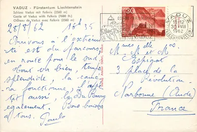 Zamek Vaduz — Kraj Liechtensteinu — Atelier Oehrf, Vaduz — Rewers