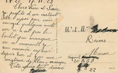 Pfaffenthal e vale de Eich — Luxemburgo — editor desconhecido, número de série não visível — Verso