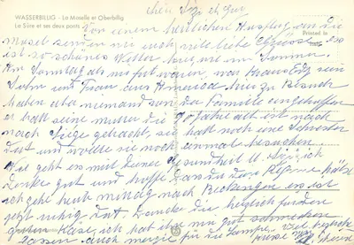 Wasserbillig — A Mosela e Oberbillig — Impresso na Itália — Verso