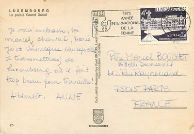 Pałac Wielkiego Księcia — Luksemburg — Mexichrome — Rewers