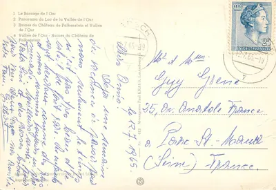 Vianden — Barragem do Oure — R. Louis — Verso