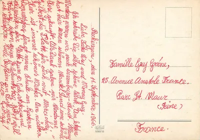 Grande-Ducado do Luxemburgo — Vista panorâmica com brasões — editor Krüger, n° 1090/13 — Verso
