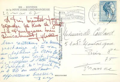 Mała Szwajcariia Luksemburska — Iris — n°229 — Rewers
