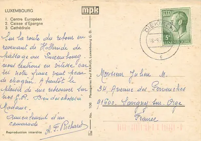 Luxemburg — widok panoramiczny — mpk — Rewers