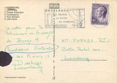 Katedra — Kasa oszczędności — Fortyfikacje — Most Adolphe — Miasto Górne — Pamiątka z Luksemburgu — Rewers