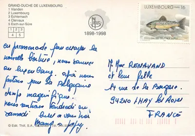 Grande Ducado do Luxemburgo — Locais turísticos — Edit. Thill, S.A., Bruxelas — Verso