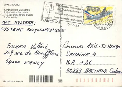Luxembourg — Katedra, procesja i widok panoramiczny — Viñanova Holland — Rewers