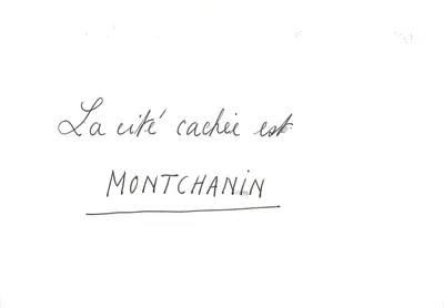 Montchanin — konkurs tele 4 dni — wydawca nieznany — Rewers