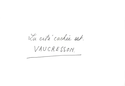 Konkurs telewizyjny 4 dni — Ukryte miasto to Vaucresson — Schiltz, Luksemburg — Rewers