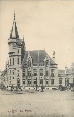 Liège — A Postagem — Editor e número de série ilegíveis