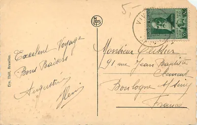 Liège Coronmeuse - O porto. — Editor N. Leys, número de série não visível. — Verso