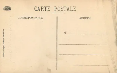 Manneken-Pis — Estátua em bronze — Editor Henri Georges, Bruxelas, n°22 — Verso