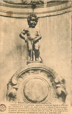 Fontaine de Manneken-Pis — Bruxelas — Editor E. Desaix