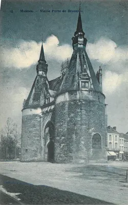 Makines — Velha Porta de Bruxelas — Fot. H. Bertels, r. Rogier, 130, Bruxelas