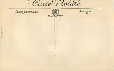 Ypres — Szczegółowy widok placu przy stacji po bombardowaniach — Vise Parle n° 433 — Rewers