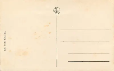 Mons — O Sino — Editor N. Thill, Bruxelas — Verso