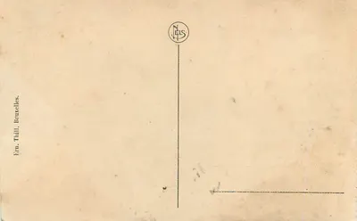 Mons — O Hospital — Editor N. Thill, Bruxelas — Verso