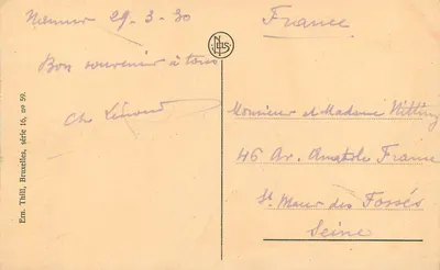 Namur — La Meuse i Citadella — N.ELS, seria 16 — Rewers