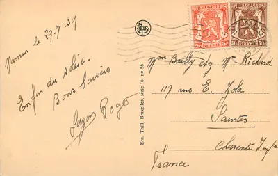Namur — Giełda Handlowa — Wydawca JELS, seria 16 — Rewers