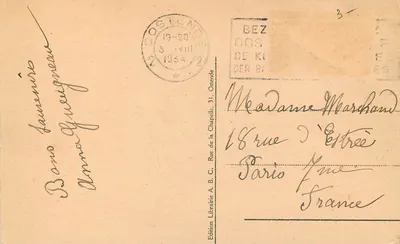 Ostende — O Kursaal — Giberti 107 — Verso