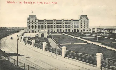 Ostende - Vista Geral do Royal Palace Hôtel — Édition V.G. 42, Midi, Bruxelles