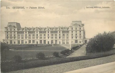 Ostende — Hotel Palace — Le Bon, editor, Ostende.