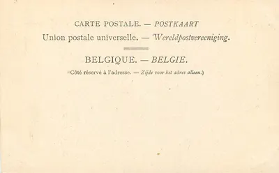 De Opheffing van de Kruis — in de Kathedraal — G. Hermans, Antwerpen, N. 212 — Achterkant