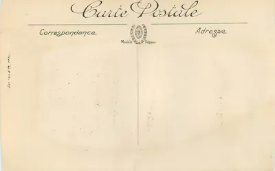 Ieper — Katedra — Statua Vandeneerebone cudownie zachowana — Vise Paryż nr 38 — Rewers
