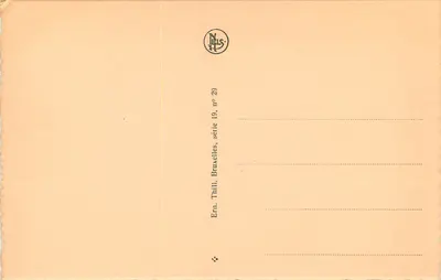 Leper — Oude burcht, Stadhuis — Uitgever Thill, Brussel, n° 29 — Achterkant