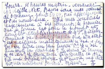 Paisagem fluvial ao nascer do sol — Editor: SALONS DE PARIS — N° 88 — Verso