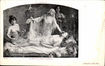 A Morte da Pequena Courtesane — G. Callot — Coleções ND Phot