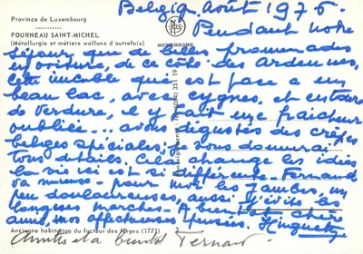Fourneau Saint-Michel — Antiga residência do carteiro das forjas (1771) — IRIS — Verso