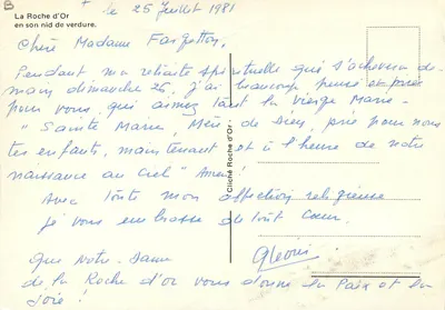 La Roche d'Or — widok z lotu — zdjęcie La Roche d'Or — Rewers
