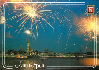 Festas noturnas em Antwerpen — editor Antwerpen