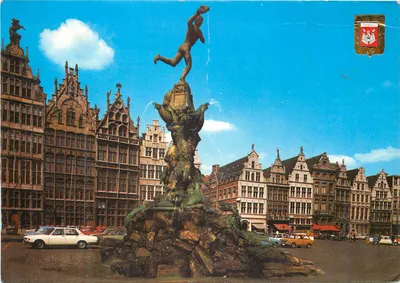 Place du Grand Marché em Anvers — Fontaine du Printemps — Edições FISA, série 123/11