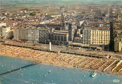 Blankenberge — panorama aéreo — editora Trhill, Bruxelas, n°43