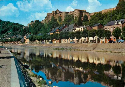 Bouillon — A Vista do Rio Semois e do Castelo-Forte — Editor Lander - Eupen, n° 553872