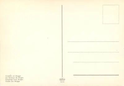 Bruksel — widok artystyczny w formie palety — wydawca Krieger n°923/34 — Rewers