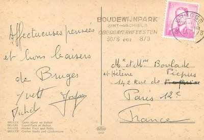Bruksel — Wielka Placówka i Belfort — Krüger 923/27 — Rewers