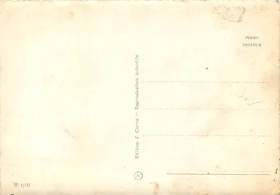 Bilhete postal moderno Bruxelas — Verso