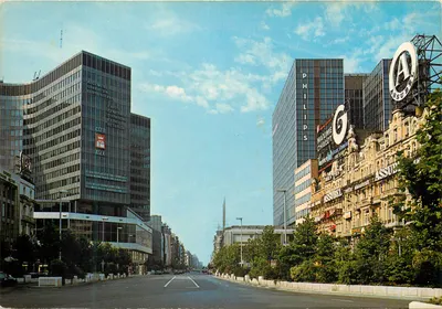 Place de Brouckère e Boulevard Anspach em Bruxelas — editor Thill, S.A., n° 100/197