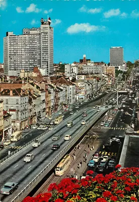Vista do viaduto e dos boulevards — Bruxelas — editor Kodex