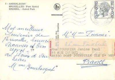 Parc Astrid — Bruksela — wydawca IRIS — Rewers