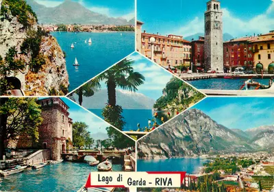 Lago di Garda - RIVA — vista panorâmica — Colorprint A. Preda n°11
