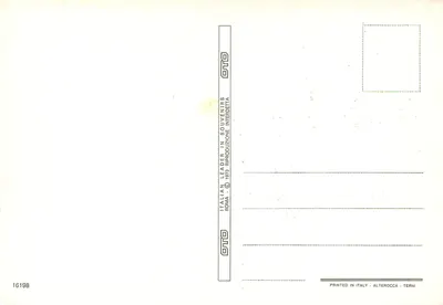 Koloseum, Vittoriano i Fontanna Trevi — saluti da ROMA — wydawca GTO, nr 16198 — Rewers