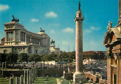 Rzym — Altare della Patria (Altar of the Nation) — Fotocolor Kodak Extachrome n°233