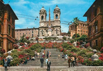 Piazza di Spagna e Trinità dei Monti — Roma — S.A.R. n°111