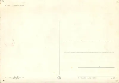 Roma - Trinità dei Monti — editor P. Marzari S.R.L. Schio, n° 40 — Verso